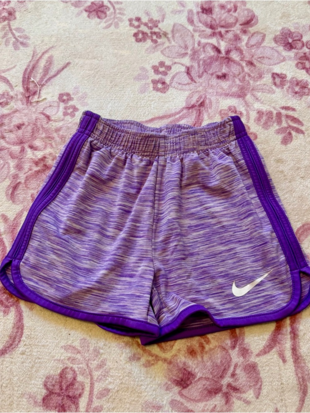 Nike Kids Purple Heather Athletic Shorts